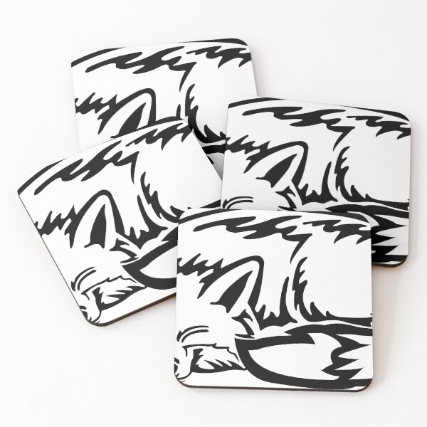 Item preview, Sleeping Fox Sticker designed and sold by ADezignz.