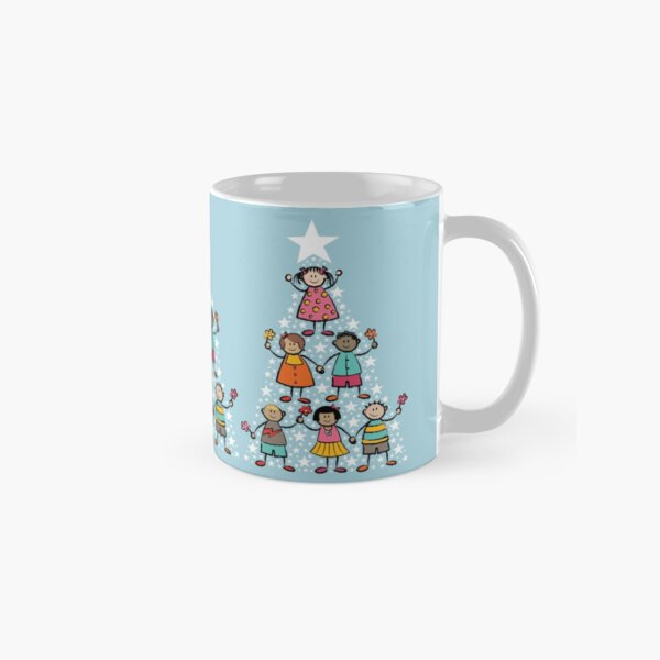 Item preview, Colorful Christmas Tree Kids And Sparkling Stars © fatfatin designed and sold by fatfatin.