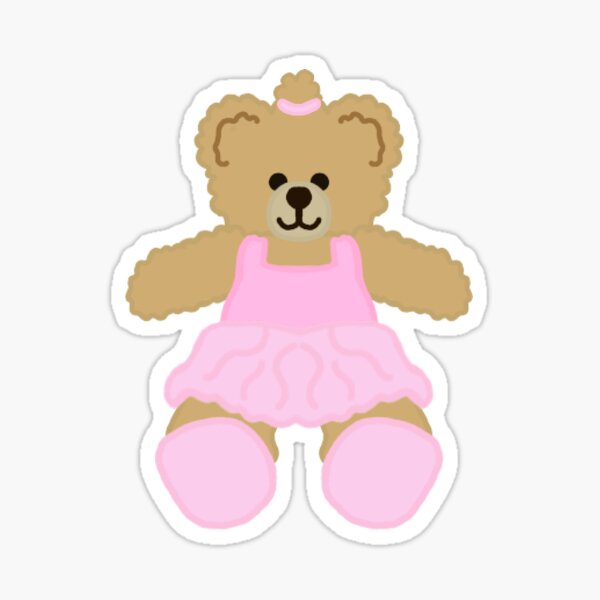 Ballerina Teddy Bear Stickers for Sale | Redbubble Ballerina Teddy Bear Stickers for Sale | Redbubble
