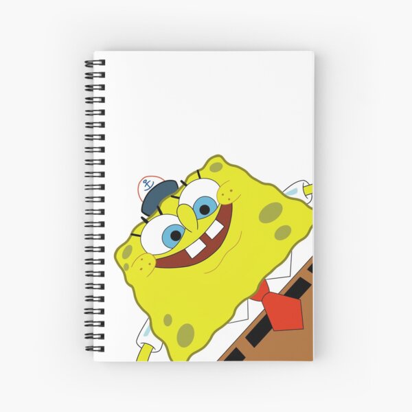 Spongebob - Suspicious Fish Spiral Notebook for Sale by