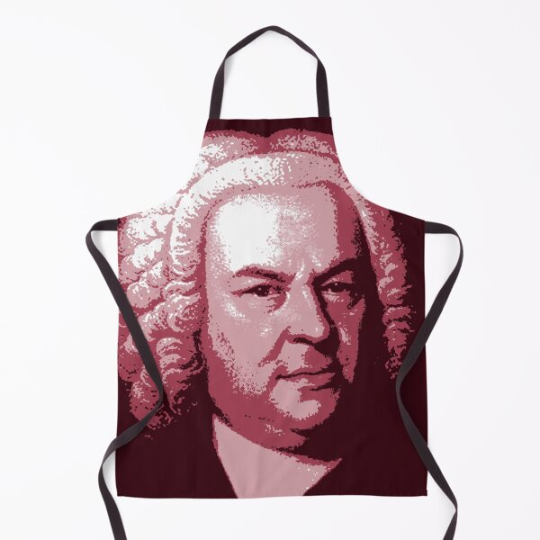 Item preview, Johann Sebastian Bach Red Portrait designed and sold by zavadadesigns.