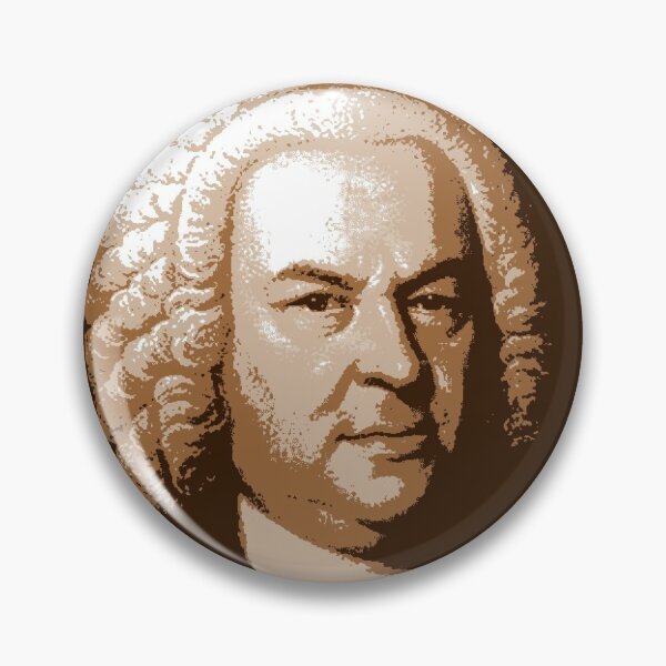 Item preview, Johann Sebastian Bach Sepia Portrait designed and sold by zavadadesigns.