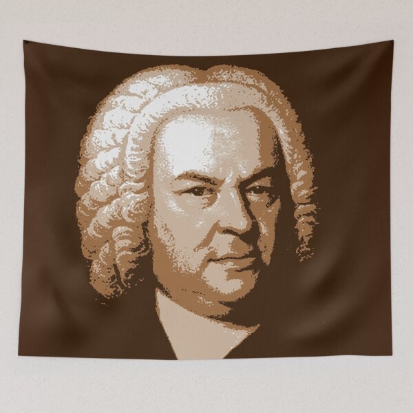 Item preview, Johann Sebastian Bach Sepia Portrait designed and sold by zavadadesigns.