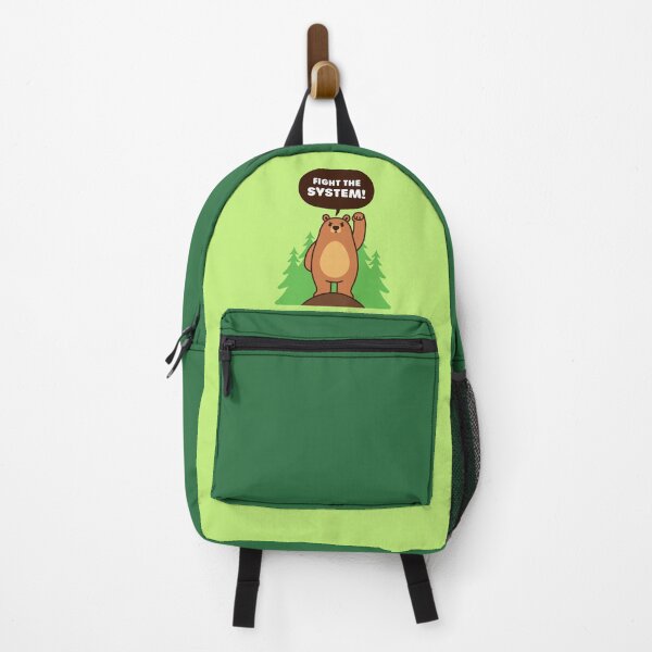 Item preview, Fight the System, Not the Ecosystem - Cute Brown Bear designed and sold by Gudland.