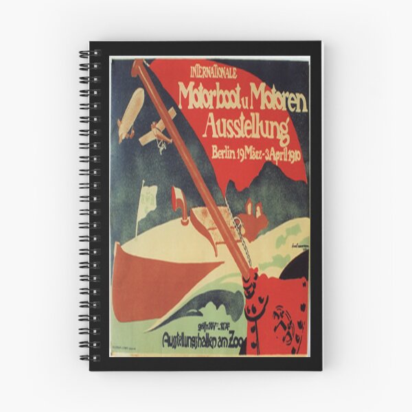 Item preview, retro internationale motorboot ausstellung berlin designed and sold by CorasPosters.