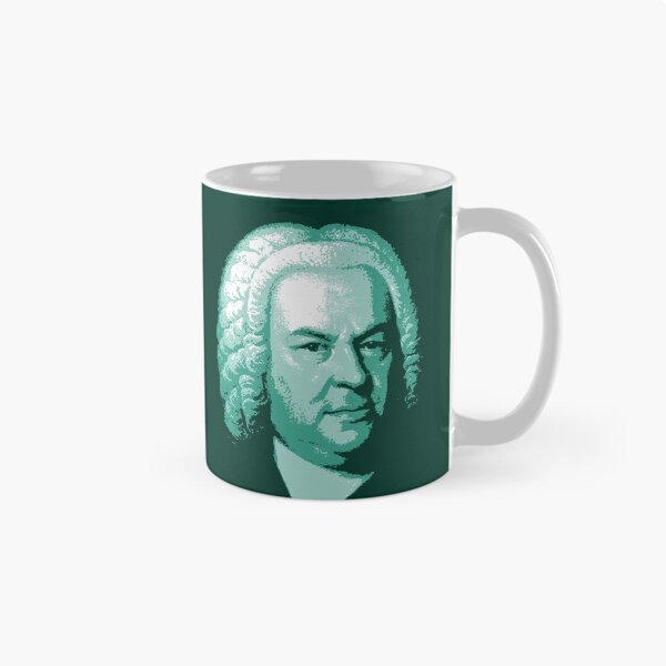 Item preview, Johann Sebastian Bach Teal Portrait designed and sold by zavadadesigns.