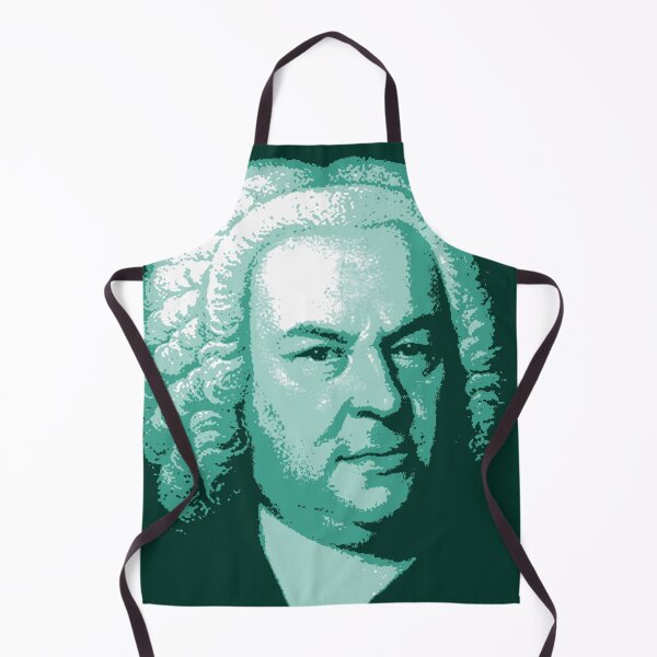 Item preview, Johann Sebastian Bach Teal Portrait designed and sold by zavadadesigns.