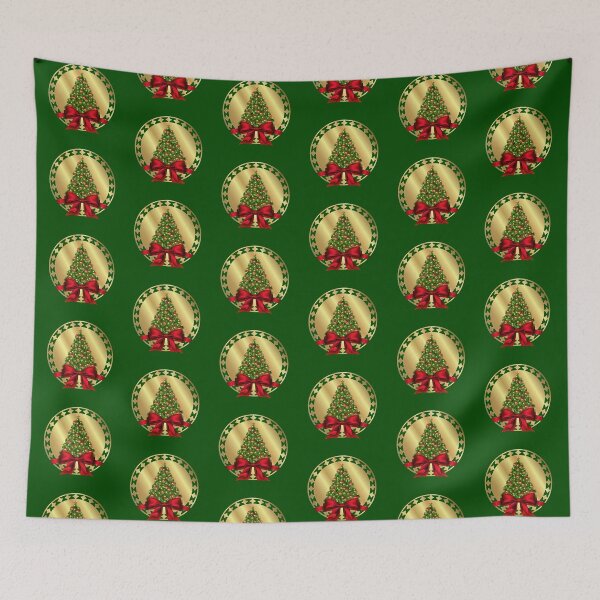 Item preview, Gold Christmas with a Big Red Bow! designed and sold by PawsitiveMum.