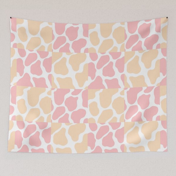 Item preview, Cow Print Pink & Yellow  designed and sold by Heartistlove.