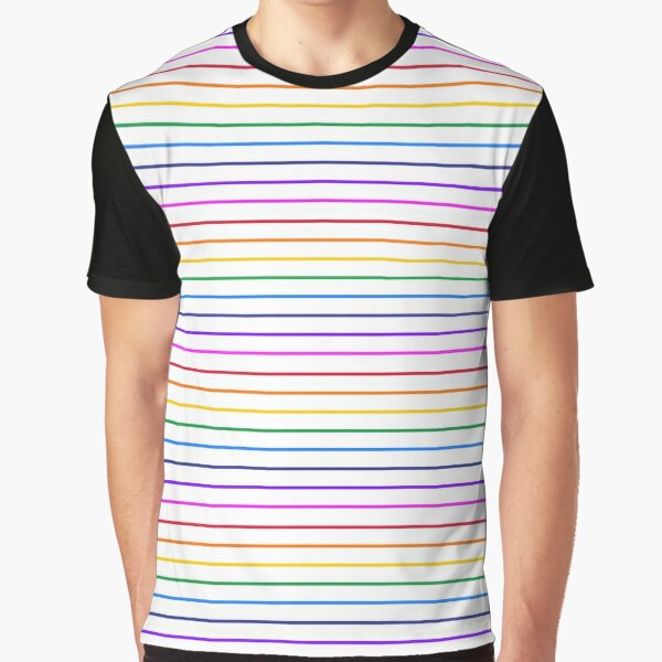 Rainbow Stripe T-Shirts for Sale | Redbubble