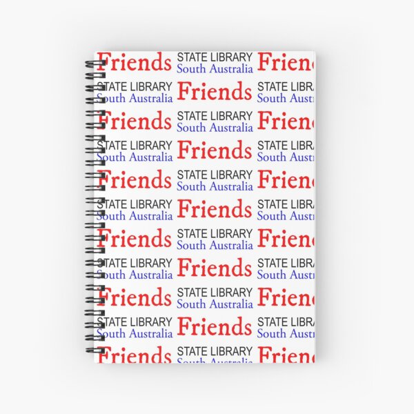 Friends of the State Library of SA Logo Spiral Notebook