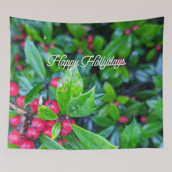 Item preview, Happy Holly Days designed and sold by Graykat.