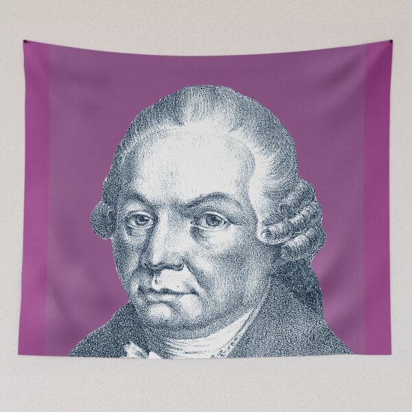 Item preview, CPE Bach Blue Magenta Portrait designed and sold by zavadadesigns.