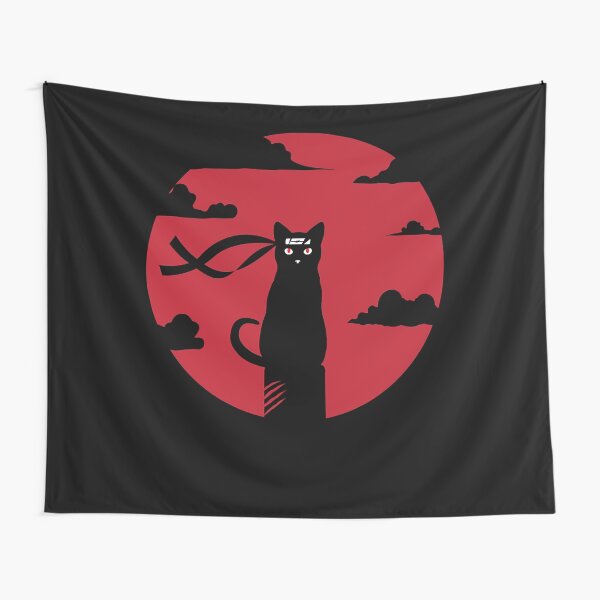 Ninja cat redmoon massacre Tapestry