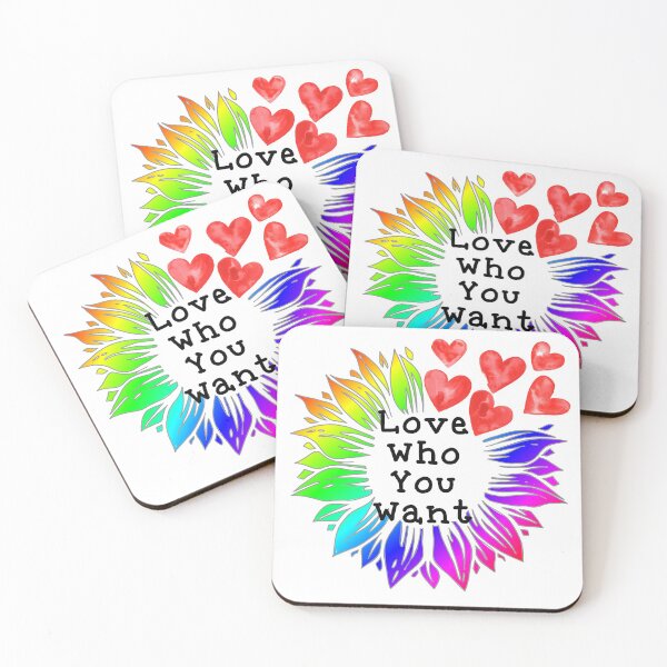 Item preview, Love Who You Want Rainbow Sunflower designed and sold by LovenLaughter.