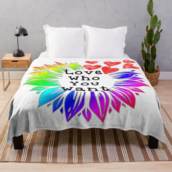 Item preview, Love Who You Want Rainbow Sunflower designed and sold by LovenLaughter.