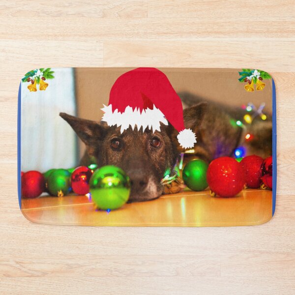 Item preview, Merry Christmas Cute Dog Design designed and sold by bobla25.