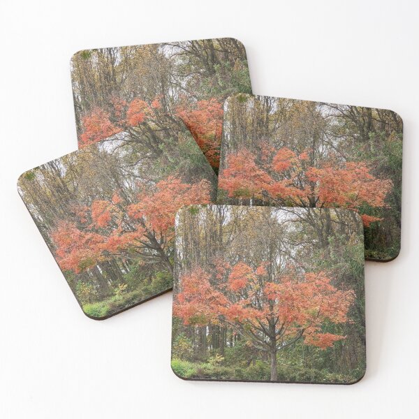 Item preview, Orange Leaves and Autumn Trees designed and sold by Graykat.