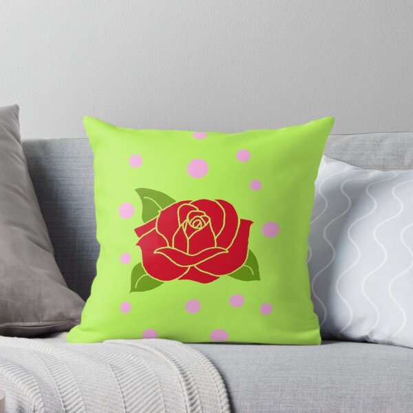 Item preview, Image of Red Rose with Pink Dots designed and sold by Sendreka.