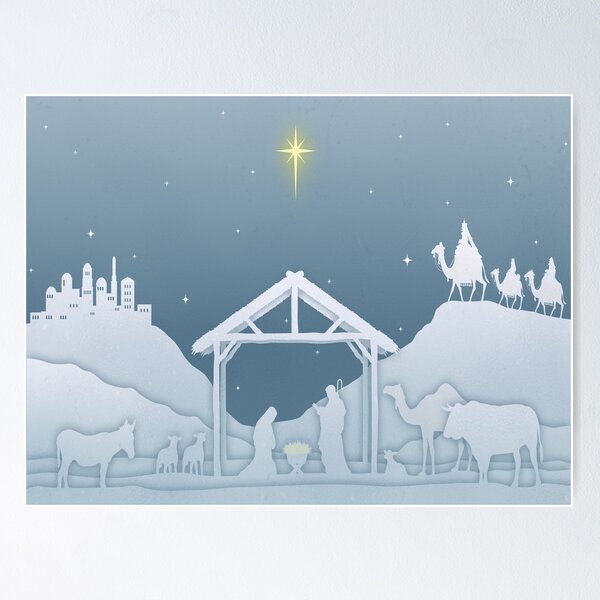 Item preview, Nativity Scene designed and sold by Frankie Cat Photography.
