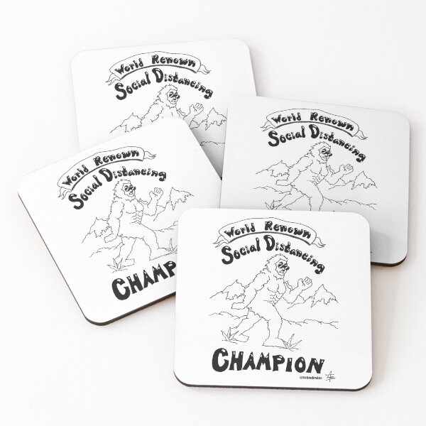 Item preview, World Renown Social Distancing Champion designed and sold by asbeck2.