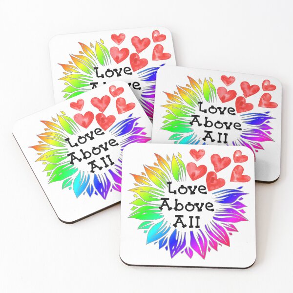 Item preview, Love Above All Rainbow Sunflower designed and sold by LovenLaughter.