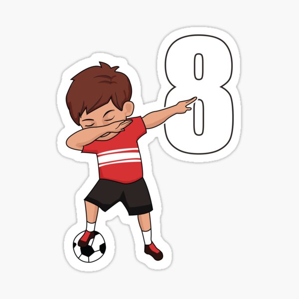 "Awesome Soccer Player Number 8 Soccer Athlete Athletic Sports Team