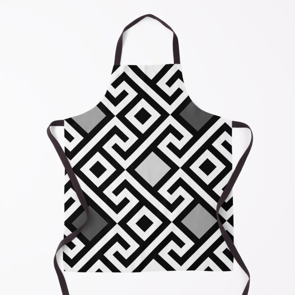 Item preview, Preppy Black and White Greek Key Pattern designed and sold by IamTrending.