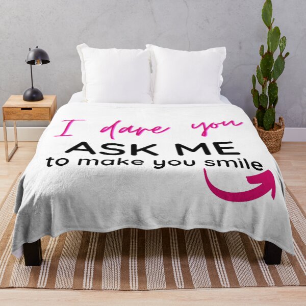 Item preview, ASK ME to make you smile - I dare you! designed and sold by K8nboiz.