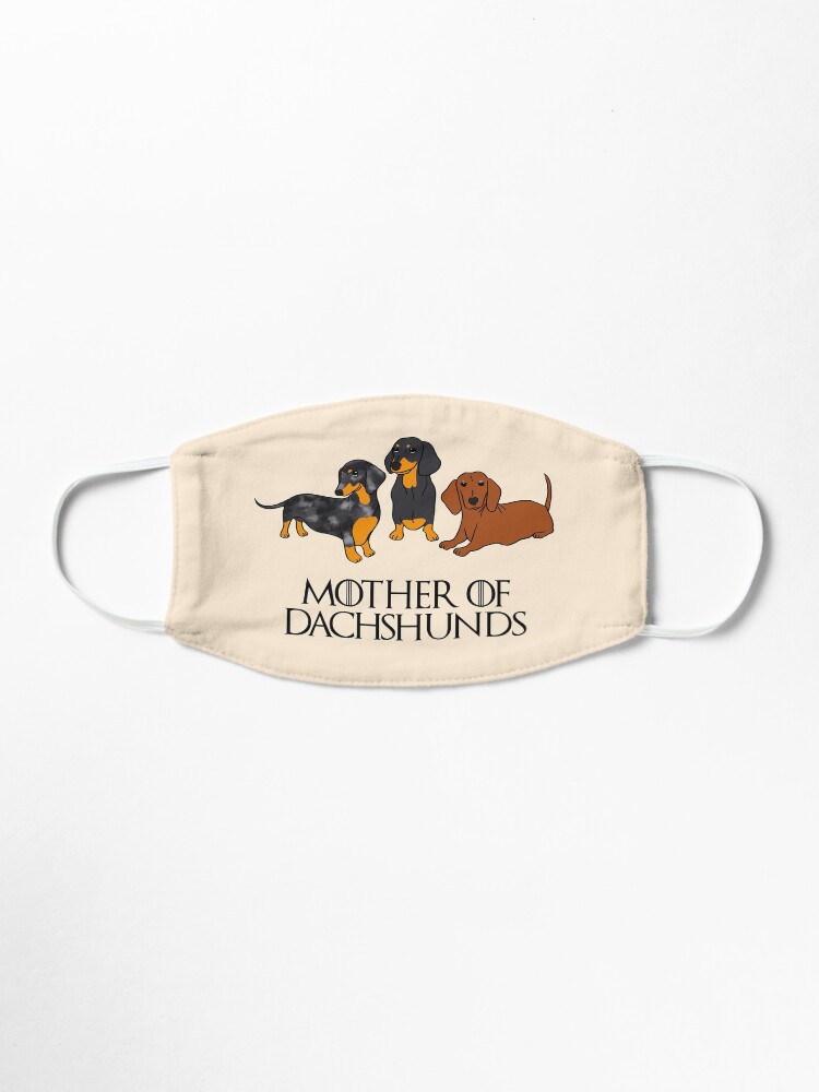 Alternate view of Mother of Dachshunds Mask