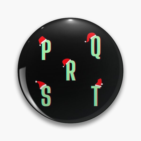 Artikelvorschau, P bis T Green Christmas Single Letters Pack entworfen und verkauft von StayCuztom.