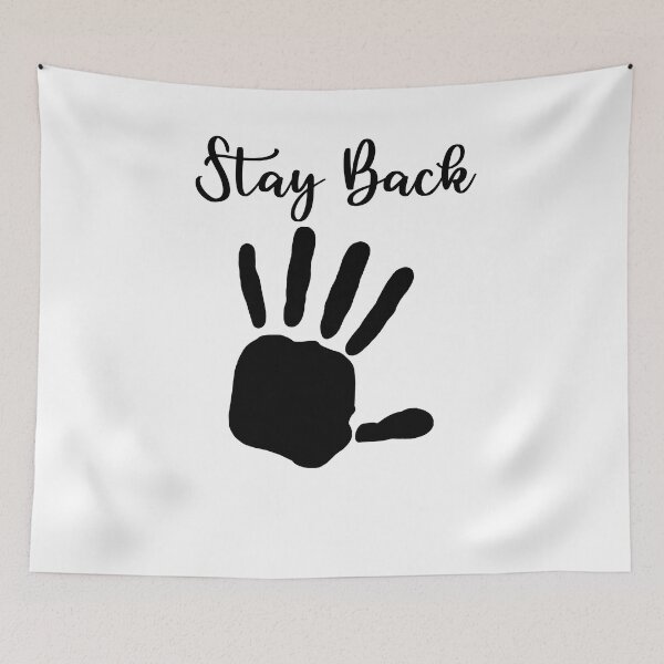 Item preview, Stay Back with Stop Hand designed and sold by LovenLaughter.