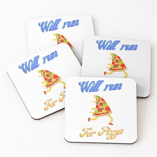 Item preview, Will run for Pizza designed and sold by getyourvibeon.