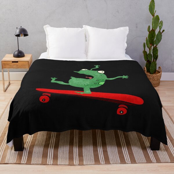 Item preview, Frog on a skateboard designed and sold by aoichan3939.