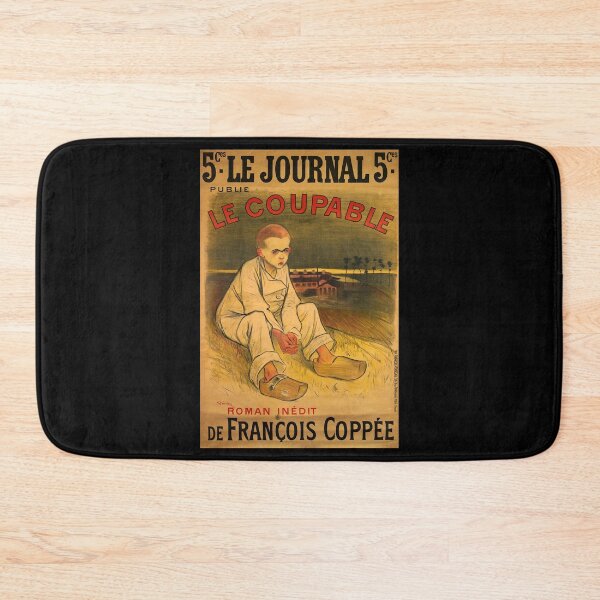 Item preview, retro le journal publie le coupable             designed and sold by CorasPosters.
