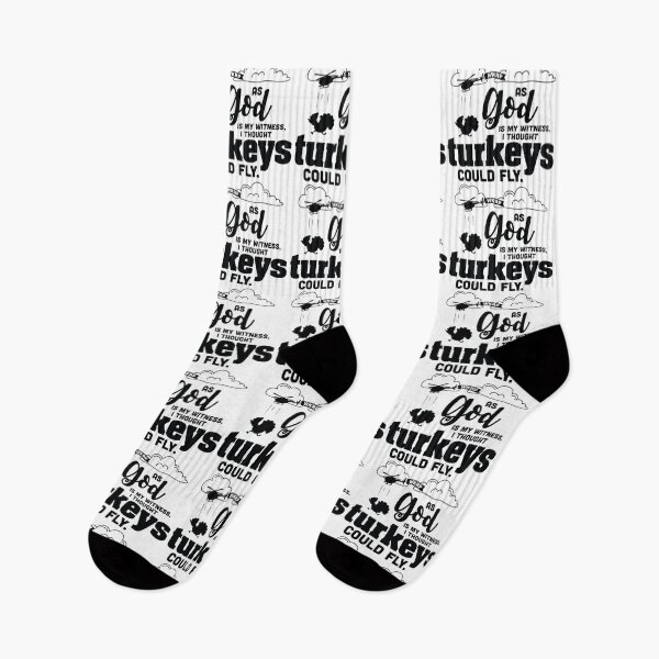 Item preview, WKRP As God as my witness I thought turkeys could fly designed and sold by SwampfoxDesign.