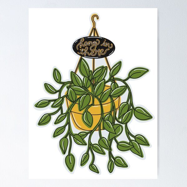 Item preview, hang in there pothos plant designed and sold by amikhael.