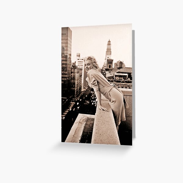 Item preview, "Marilyn Takes Manhattan" Series | MM Iconic Sepia Photo designed and sold by Gascondi.