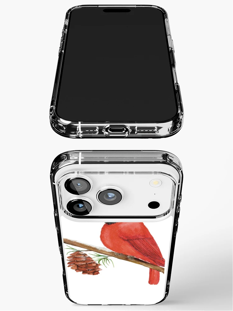 Thumbnail 3 of 5, iPhone Case, Winter Cardinal designed and sold by JavaLisa.