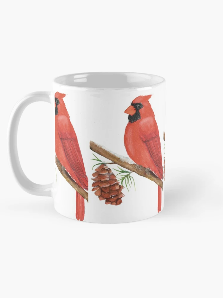 Thumbnail 5 of 6, Coffee Mug, Winter Cardinal designed and sold by JavaLisa.