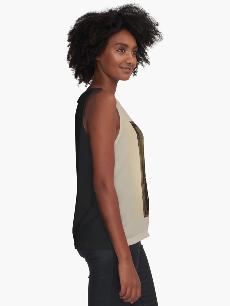 Black Sleeveless Tank Top