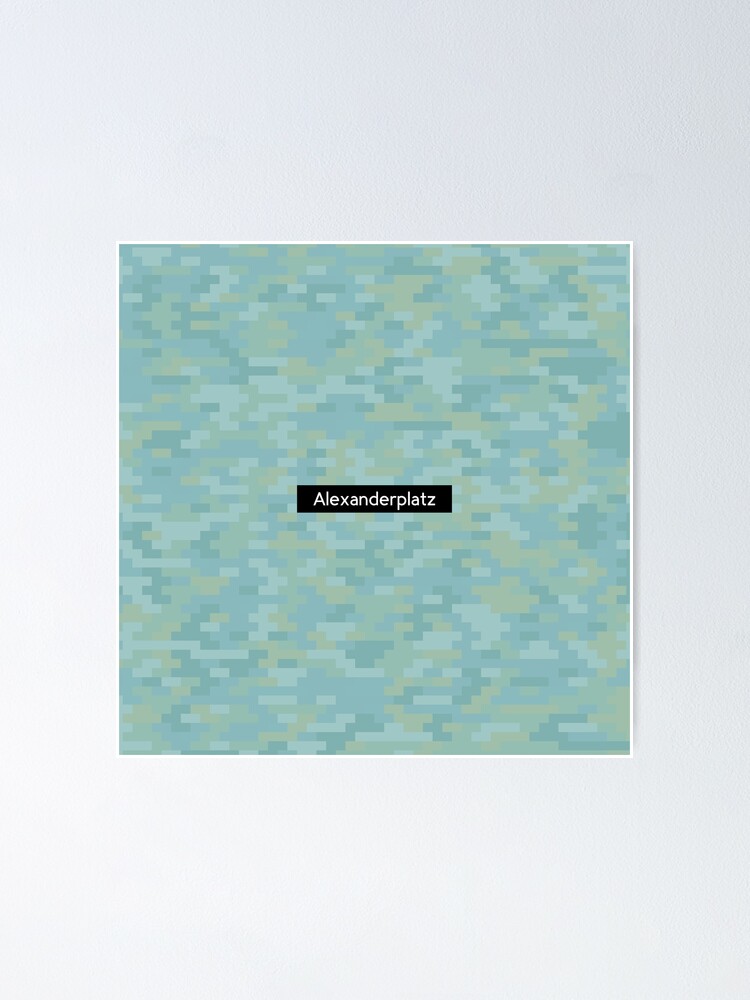 Alternate view of Alexanderplatz Station Tiles (Berlin U5/U8) Poster