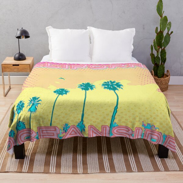 Item preview, Retro Pink California Beach Sunrise designed and sold by BubbleCrumbs.
