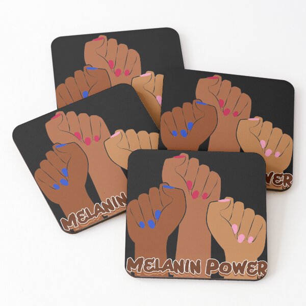Item preview, Black Power Melanin Power - Female Fists designed and sold by blackartmatters.