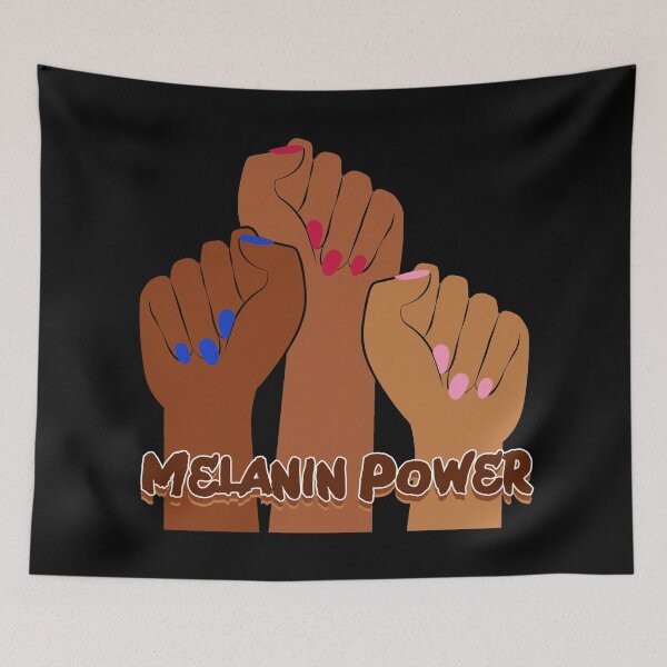 Item preview, Black Power Melanin Power - Female Fists designed and sold by blackartmatters.