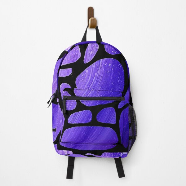 Item preview, Black and Violet Purple Pebble Pattern designed and sold by MeeksART2020.
