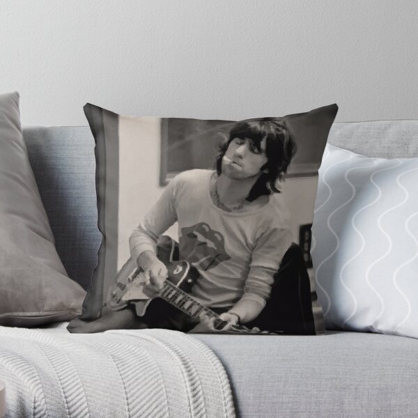 Keef Jamming Out Throw Pillow