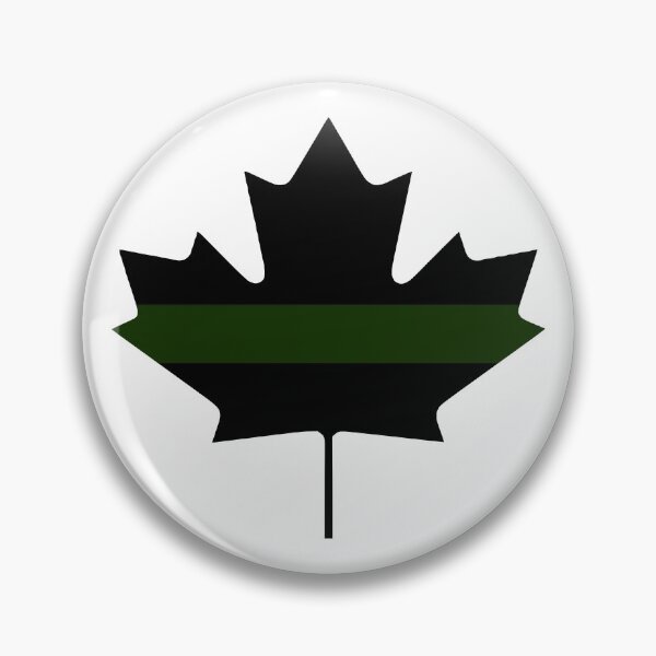 Item preview, Thin Green Line Maple Leaf designed and sold by Alphavistc.