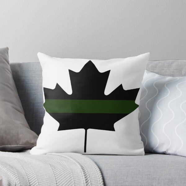 Item preview, Thin Green Line Maple Leaf designed and sold by Alphavistc.