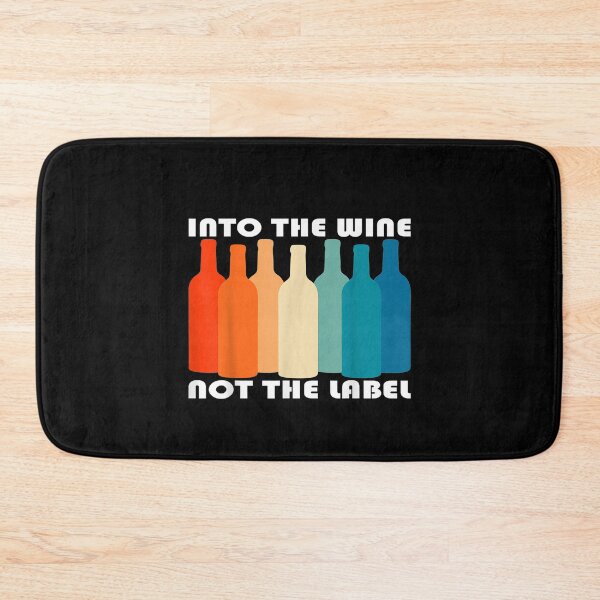 Item preview, Into the Wine Not the Label Retro Rainbow designed and sold by AmysSanders.